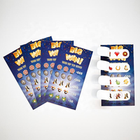 Fabricant professionnel en gros de tickets de jeu à gratter avec languette d'ouverture, cartes à gratter et billets de loterie à gratter