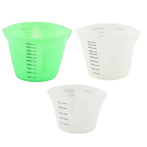 2021 Nóng Bán Đồ Gia Dụng Và Nhà Bếp Bán Buôn BPA Free Silicone Đo Tool Ráp 500Ml Silicone Đo Cup