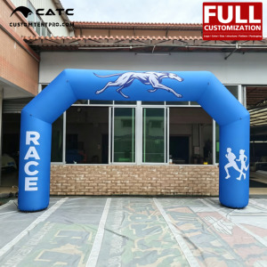 Arco Inflable para Carreras CATC con Logotipo Personalizado y Ventilador Incorporado |   Arco de Meta para Maratón |   Personalización Completa |   OEM y ODM - Product Image 1