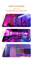 Tira de luces LED RGBW SPI SK6812, 12V, 24V, 96LED/M, control remoto, RGB, píxel digital inteligente, direccionable, cuerpo de cobre