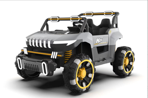 Voiture jouet électrique pour enfants avec batterie MP3 à double entraînement unisexe Jouet en plastique avec roue électrique à double design - Product Image 2