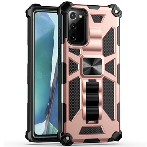 Support de voiture magnétique antichoc à l'intérieur de la béquille couverture arrière étui de téléphone portable pour <span class=keywords><strong>Samsung</strong></span> Note <span class=keywords><strong>20</strong></span> /Note <span class=keywords><strong>20</strong></span> Plus/Note10 - Product Image 5