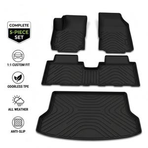 Juego de Alfombrillas Personalizadas EKR de TPE para Auto con Alfombrilla para <span class=keywords><strong>Maletero</strong></span>, Revestimientos 3D para Todo Clima, Alfombrilla Impermeable para Carga, Venta al Por Mayor - Product Image 2