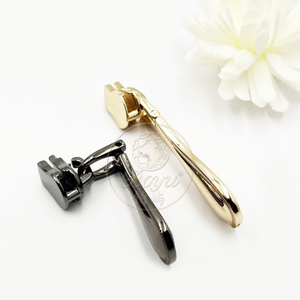 Tête de fermeture éclair en alliage de zinc pour bagages, style vintage, professionnel, de luxe, accessoires de type fermeture éclair, vente en gros - Product Image 3