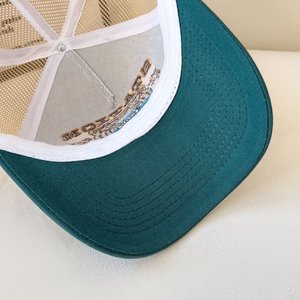 <span class=keywords><strong>Cappello</strong></span> Trucker Vintage Retrò a 5 Pannelli con Logo Personalizzato, Berretto in Rete Strutturato a Corona Alta per Streetwear e Attività all'Aperto STATION - Product Image 3