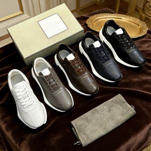 Zapatos de lujo, zapatos deportivos de cuero transpirables para hombre de alta calidad al por mayor, zapatos de moda con logotipo personalizado - Product Image 4