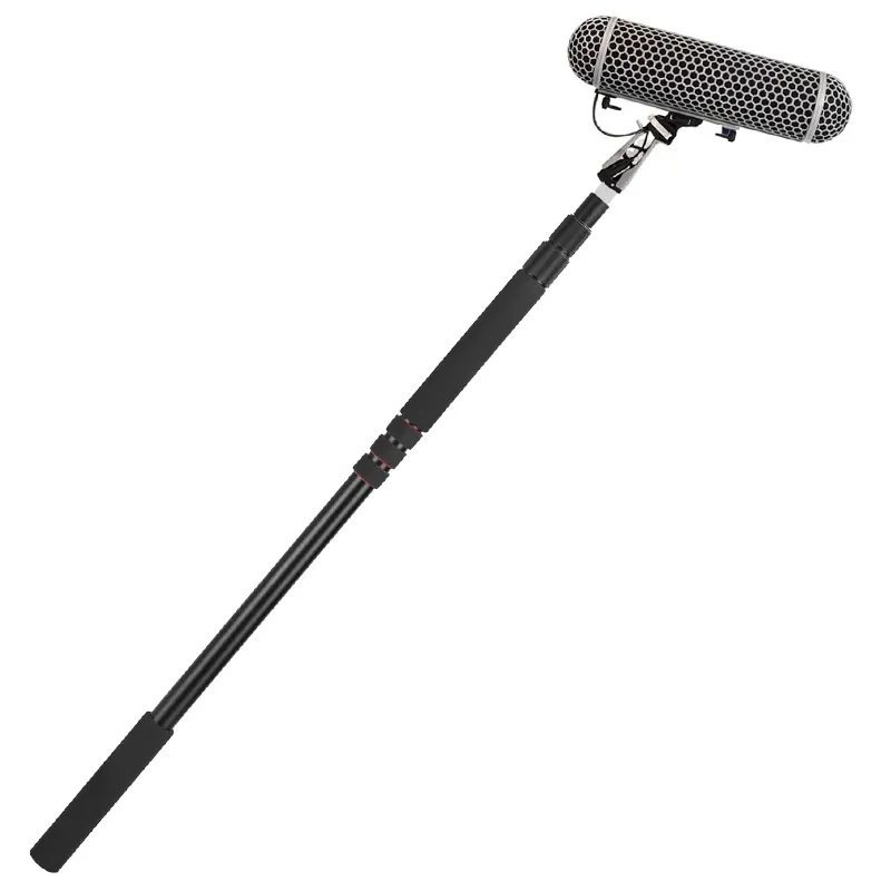 Xách Tay Cầm Tay Kính Thiên Văn Mic Boom Cực Cánh Tay 3 Phần Mở rộng 10 Inch