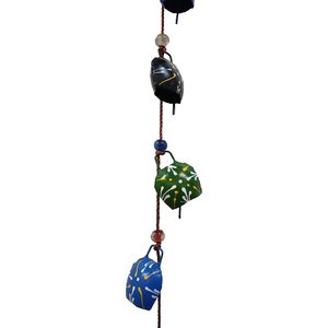 PARIJAT Handicrafts Elegant Home Decor 10 Cluster Shape Wrought Iron Hanging <b>Bells</b> Multicolor Wind <b>Chimes</b> for Balcony - Product Image 3