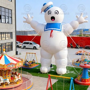 Hombre Malvavisco Inflable Gigante de los <span class=keywords><strong>Cazafantasmas</strong></span>, Fantasma Inflable de los <span class=keywords><strong>Cazafantasmas</strong></span>, Decoración de Personajes de Dibujos Animados Inflables para Publicidad - Product Image 2