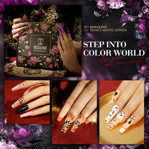 <span class=keywords><strong>Rosalind</strong></span> – vernis à ongles en <span class=keywords><strong>gel</strong></span> <span class=keywords><strong>uv</strong></span>, 20 pièces, ensemble de vernis à ongles pour filles, cadeau longue durée cpnp, vernis en <span class=keywords><strong>gel</strong></span> vegan pour nail art - Product Image 3