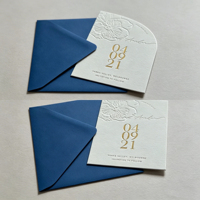 Invitaciones de Boda Personalizadas, Sobres, Impresión Digital, Estampado en Caliente, Papel Offset, Cartulina de Tamaño Personalizado, Organizadores de Bodas, Eventos