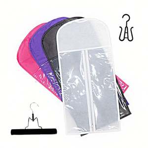 Sac de rangement pour perruque en PVC/polyester de 12 pouces, sac anti-poussière pour extensions de cheveux, pour de multiples occasions - 15 couleurs, marque Amygirl - Product Image 1