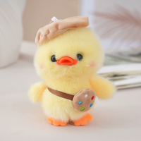 Nouvel Arrivage Porte-clés en peluche canard 13 cm, jouets pour enfants, animaux en peluche, thème dessin animé et anime, pour machine à griffes