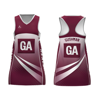 Sublimación personalizada Netball Jersey Faldas Set Fabricante Diseño Equipo Netball Uniforme