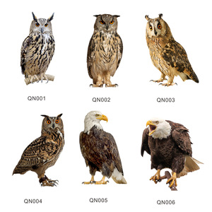Adornos Colgantes <span class=keywords><strong>de</strong></span> Plástico con Forma <span class=keywords><strong>de</strong></span> Búho, Simulan un Águila Calva en 2D, Repelente <span class=keywords><strong>de</strong></span> Aves Creativo - Product Image 2
