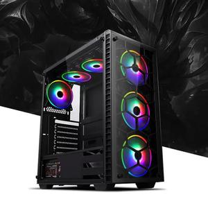 พัดลมเคสคอมพิวเตอร์ LED <span class=keywords><strong>RGB</strong></span> ไร้สาย ควบคุมด้วยรีโมทแบบไร้เสียง 2.5W 6 ขา ปี 2025 พร้อมกรอบพลาสติก 1 ชิ้น - Product Image 3