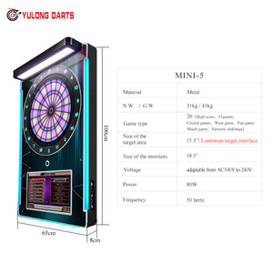 OEM ODM Custom Logo Home Arcade Premium <b>Dart</b> Machine 18.5 Inch Touch Screen Online All-round Luminous Dartboard - Product Image 2