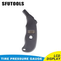 Manomètres numériques pour pneus de voiture, camion et vélo, 150 PSI, vente en gros, 4 réglages, avec écran LCD rétroéclairé et lumière
