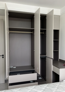 Meubles modernes personnalisables armoires en bois pour chambre à coucher hôtel salon maison appartement villa et école - Product Image 4