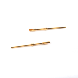 Connettori di personalizzazione a contatto di alta precisione tuber placcato in <span class=keywords><strong>oro</strong></span> Pin crimpatura terminale cooper perni elettronici - Product Image 5