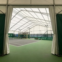Structure modulaire robuste pour abri de terrain de pickleball à montage rapide