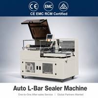 Le PLC contrôle la machine de scellage vertical et d'emballage sous film rétractable. Machine d'emballage de film POF de type fenêtre transparente.