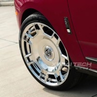 XINLAI Nuevas Llantas Monobloque Forjadas de Lujo con Múltiples Radios en Plata Pulida Personalizadas de 17-23 Pulgadas 5x112 5x114.3 5x120 para SUVs de Lujo