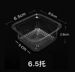 Design personalizado Mooncake Blister Tray Embalagem sacos Embalagem termoformagem Gold Round Plastic Tray em estoque