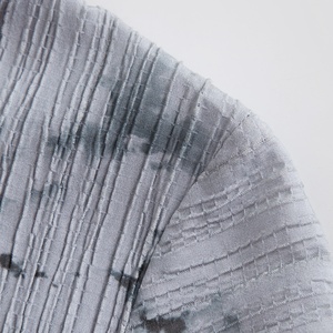 Abbigliamento di Marca all'Ingrosso Abito Chemisier Midi da Donna Personalizzato Primavera Estate 2024 in Rayon con Manica Corta, Bottoni, Stampa Integrale e Cintura - Product Image 3