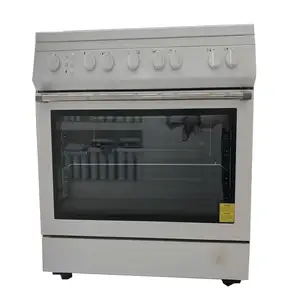 professional cooking Double oven 48 Gas Range Approved freestanding 6 burner Grill on Top