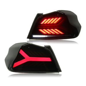 Feu arrière LED à lentille rouge 12V universel, mise à niveau Plug & Play, étanche, pour Subaru WRX 2014-2021 - Product Image 4