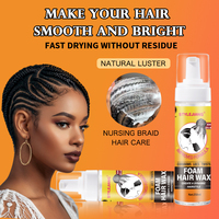 Mousse coiffante pour cheveux naturels 8 fl.oz 258ml Mousse pour tresses, torsades et perruques pour femmes Tous types de cheveux Prise en charge OEM et ODM