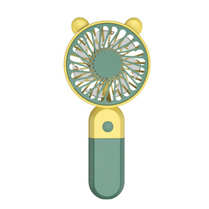 Mini ventilateur portable mignon avec batterie rechargeable par USB pour étudiants, design portable et montable sur bureau - Product Image 5