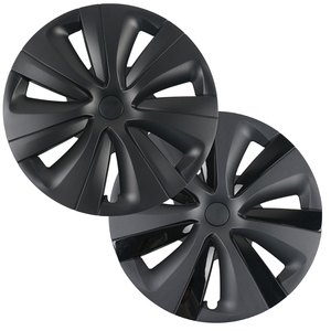 Compatible avec Tesla Model 3 Highland 2023, <span class=keywords><strong>enjoliveur</strong></span> de roue, cache-moyeu, 18 pouces, noir mat, design symétrique (4 pièces) pour <span class=keywords><strong>enjoliveur</strong></span> de roue Model 3 <span class=keywords><strong>Aero</strong></span> - Product Image 3