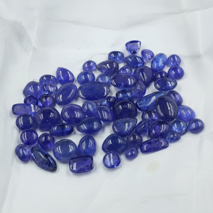 เครื่องประดับอัญมณีอะพาไทต์ทรงลูกแพร์ทรงหลวมทรงวงรีทรงลูกแพร์8มม. สีน้ำเงินแทนซาเนีย - Product Image 1