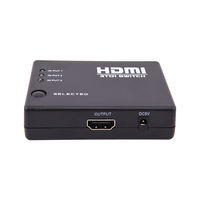 Commutateur sélecteur HDMI 3 entrées 1 sortie, usine, haute qualité, OEM, commutateur HDMI, télécommande IR, pour projecteur, HDTV, moniteur d'ordinateur