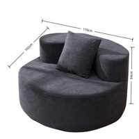 Sofá de Espuma de Alta Densidad Comprimido en Caja, Sofá Cama de Espuma Viscoelástica, Proveedor Mayorista para Apartamentos Pequeños y Estudios, Fábrica ODM