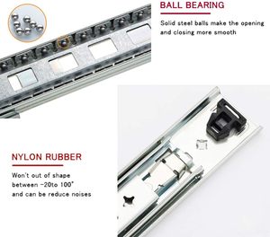 Bán buôn ngăn kéo Runner 20 inch đầy đủ Extention Tủ Ngăn Kéo trượt - Product Image 4