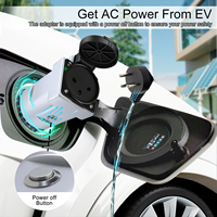 Adaptateur EV de type 2 V2L pour MG BYD KIA HYUNDAI Smart ZEEKR 16A 220V Prises standard israéliennes