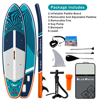 Planche de paddle gonflable Navy Wave 335x91x15cm, largeur 36 pouces, capacité 397lbs, kit DWF, usine OEM CE BSCI
