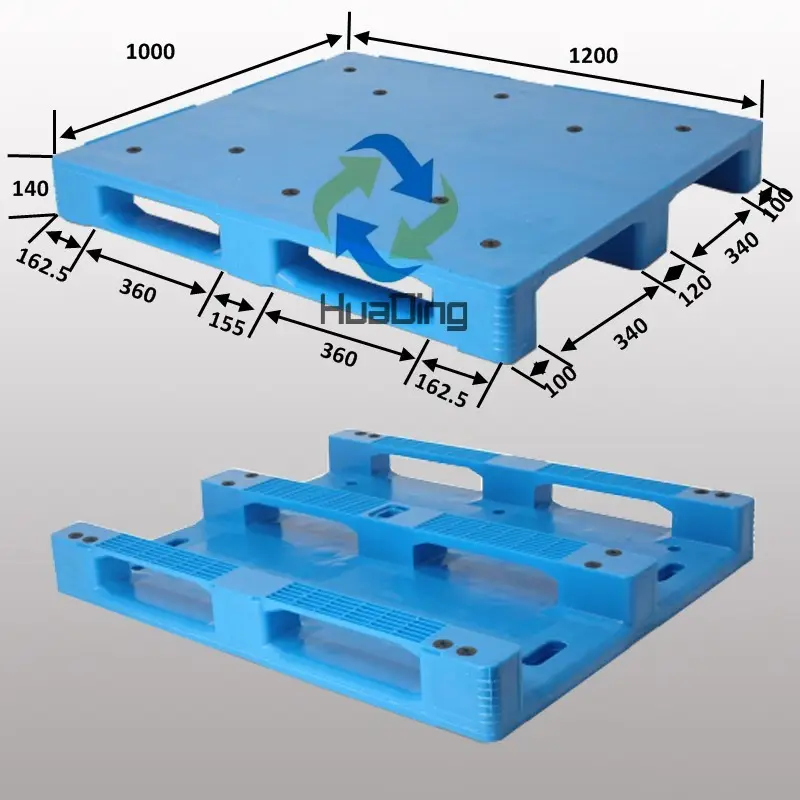 プラスチックパレット1500x1500mmヘビーデューティー両面1000kgラッキングプラスチックパレット価格