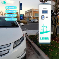 Gbt Type 2 20kw 30kw 40kw Chargeur CA pour voiture électrique 380v Station de recharge pour véhicules électriques commerciaux montés au sol