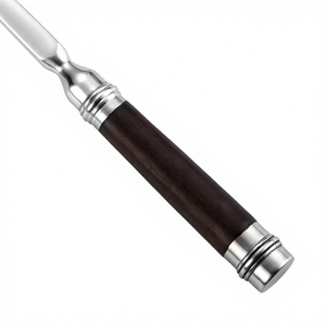 Meistverkauftes Fleischmesser und Gabel Set, 2-teilig, Edelstahl Küchenmesser-Set mit Holzgriff für Outdoor BBQ <span class=keywords><strong>Grill</strong></span> - Product Image 5