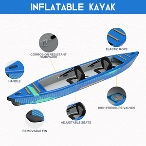Canots gonflables OEM de conception libre, <span class=keywords><strong>bateau</strong></span> pliable, point de chute, kayak, <span class=keywords><strong>bateau</strong></span> à rames, usine - Product Image 3