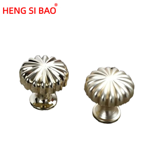 Sản phẩm mới hiện đại ánh sáng sang trọng lỗ duy nhất kim loại bí ngô hình dạng đồ nội thất xử lý thích hợp cho ngăn kéo tủ - Product Image 3
