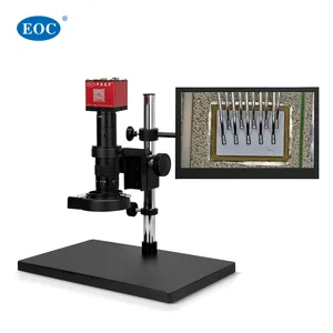 Microscope EOC zoom optique lcd écran de mesure vidéo microscope électronique numérique pour réparation mobile avec caméra
