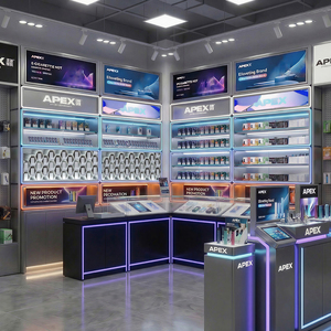 Vitrinas Personalizadas para Cigarrillos APEX, Diseño de Tienda de Tabaco, Accesorios para Minoristas, Solución de Exhibición de Tabaco - Product Image 1