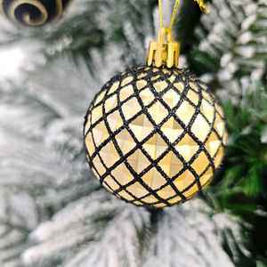 Boules de Noël personnalisées, design coloré, décorations de Noël suspendues, boules de 6 cm, ensemble de cadeaux, décoration de Noël, Bolas De Navidad - Product Image 2