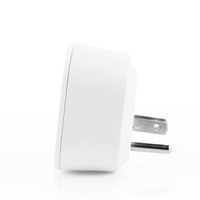 Prise intelligente Wi-Fi mini US 125V contrôlée par l'application Tuya Google Home Alexa