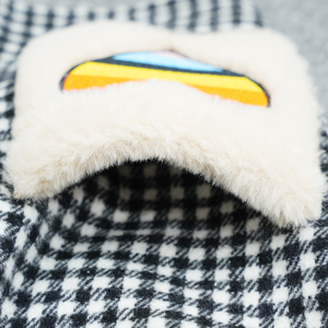 Giacca in Tweed per Bambine, Cappotto in Lana a Quadri, Giacca Invernale per Bambini con Fodera in <span class=keywords><strong>Pelliccia</strong></span> Sintetica, Cappotto in Pile per Bambini, Boutique - Product Image 4
